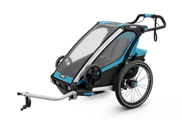 Thule Chariot Sport 1 Gefedert Kinderanhänger Blau #10201013 3 Thule Chariot Sport 1 Gefedert Kinderanhänger Blau #10201013