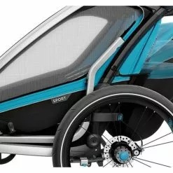 Thule Chariot Sport 2 Kinderanhänger Gefedert Blau #10201015 -Cube Verkaufsladen CER2BNTnyd8bPPGCo6nTsibME