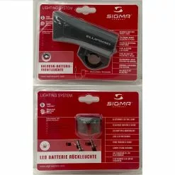 Sigma Lichtset Halogen Lampe Mit LED Rücklicht Inklusive Batterien